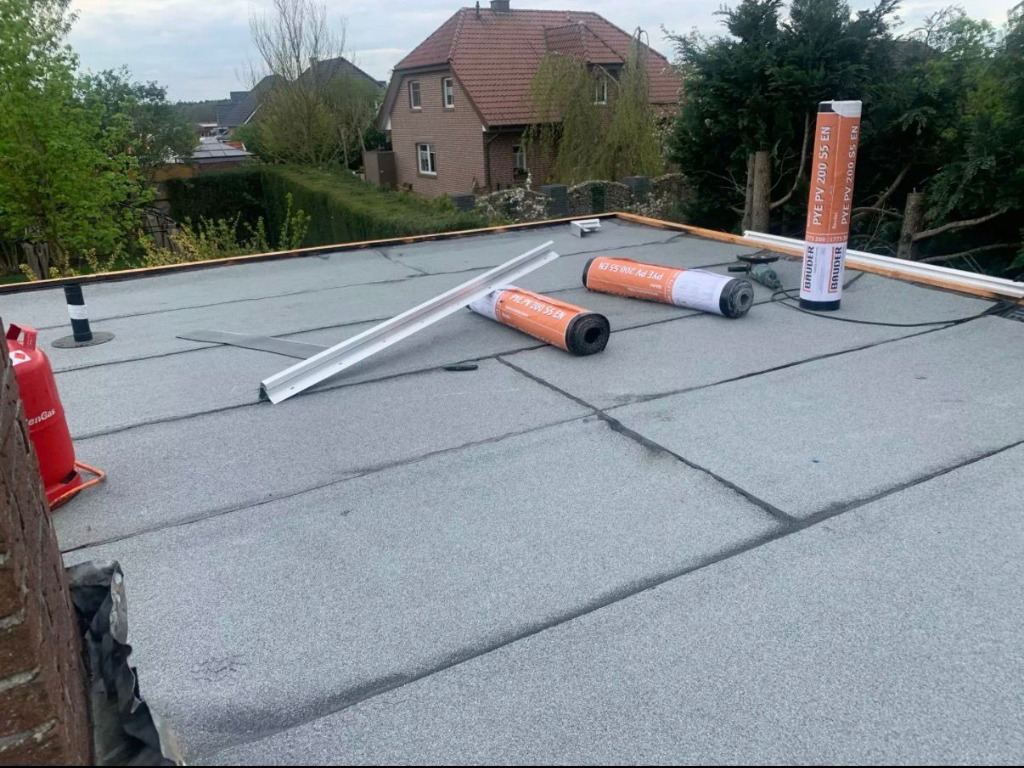 Dakreparatie plat dak stap 2