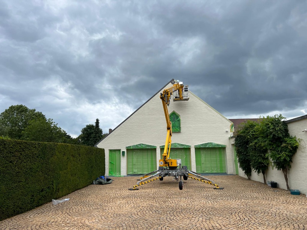 Professionele apparatuur bij gevelreiniging